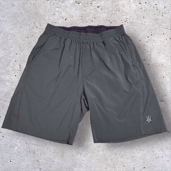 Rhone Unlined Shorts Men's Dark Gray Pockets Gym Athletic Training Size XL - Picture 1 of 14